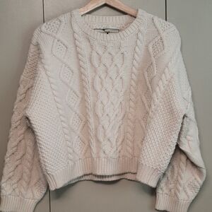 The GREAT. Classic Cotton Pullover Sweater 3 Large